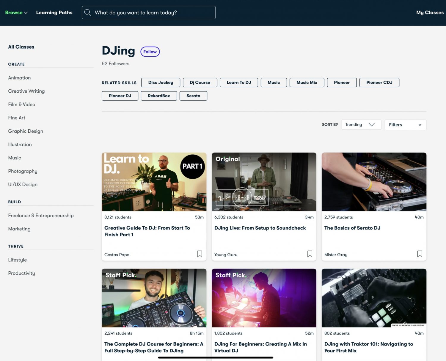 SkillShare DJ Courses